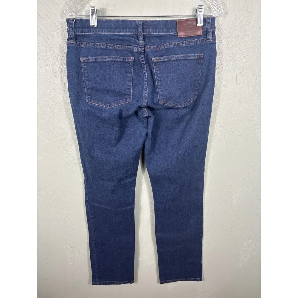 Lauren Ralph Lauren Women's Blue Medium Wash Casual Streetwear Pants Denim Jeans
